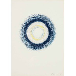 Wojciech Fangor (1922-2015), Circle of Blue, 1975