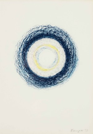 Wojciech Fangor (1922-2015), Circle of Blue, 1975