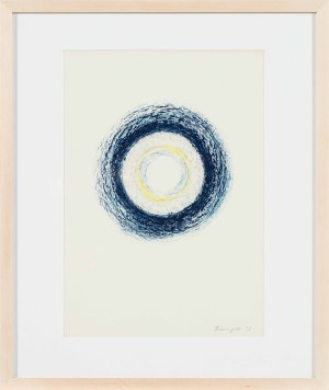 Wojciech Fangor (1922-2015), Circle of Blue, 1975