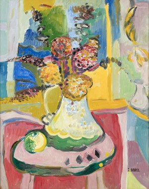 Judith Sobel (1924-2012), Flowers in a Vase