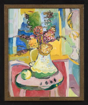 Judith Sobel (1924-2012), Flowers in a Vase