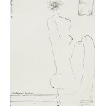 Jerzy Nowosielski (1923-2011), Kobieta przed lustrem, 1990