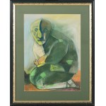 Stasys Eidrigevičius (nar. 1949), Sedící, 1992