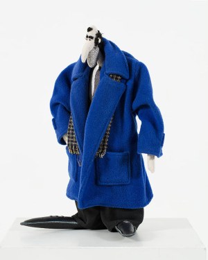 Paul, Monika Althamer, Chamberlain (b. 1967, d. 1966), Businessman in a cobalt coat, 1990s.