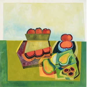 Ryszard Wozniak, Composition with apples, 1990