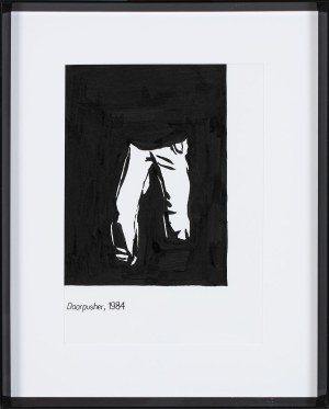 Wilhelm Sasnal (b. 1972), Doorpusher 1984, 2002