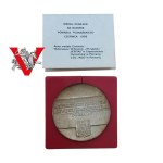 Solidarność, Medal Cegielka na Budowę Pominka Poznańskiego Czerwca 1956, w oryginalnym pudełku, 1981 , Rytosztuka