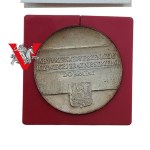 Solidarność, Medal Cegielka na Budowę Pominka Poznańskiego Czerwca 1956, w oryginalnym pudełku, 1981 , Rytosztuka