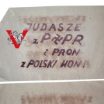 JUDASZE z PZPR i Pron z Polski WON, Stan Wojenny , Oryginalne Ulotki, Soliadarność