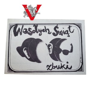 MERRY CHRISTMAS TO ZBUKI ! Cegiel 25 zl WSN, Solidarnośćć, Jaruzelski and Urban, 1984