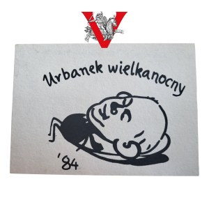 Urbanek Easter , brick 35 zl, Solidarność MOKOTÓW, 1984