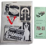 Stan Wojenny, Niezależna Poczta Pomorza, Poczta Podziemna, Zestaw Rzadkich Znaczków Ceegiełek, Solidarność