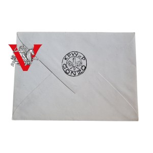 June Poznań 1956, Solidarity Anniversary Envelope, Huta Kraków, brick leaflet