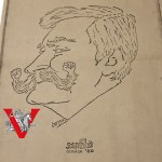 Solidarność 1980, Lech Wałęsa, Portret Karykatura, Wąsy Mocy, EXTRA, większy format