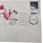 Solidarność, Koperta z autografem Lecha Wałęsy, 1983 Nagroda Nobla