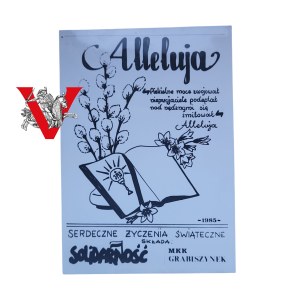Merry Alleluia, Solidarity MKK Grabiszynek, Wrocław, Flyer