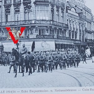 First War, Lille, Occupation of City by Imperial Army, Photo, Feldpost, Field Post Office