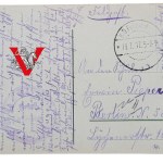 Zaloty Żołnierza, Propagandowa Karta, Feldpost z Frontu 1917 r, Stemple