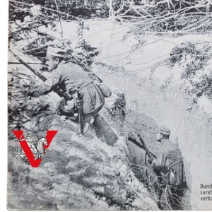 Fighting in the Trenches, Letter from the Front, 1917, Imperial Army