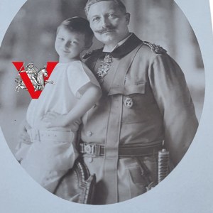 Kaiser Wilhelm z synkiem, Ordery i KORDELAS, Ciekawe Zdjęcie