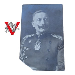 German Emperor, Kiaser Wilhlem with Blue Max around his neck