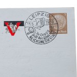 III Rzesza, Lipsk, Karta i stempel okolicznościowy 1939 r