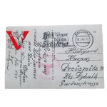 Przyszowice Rybnik, Feldpost, III Rzesza, 1942, Stemple, Gapa, Wehrmacht