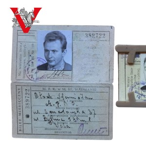 Warsaw, two monthly tickets, MPK 1950s and MZK 1980s, one person