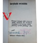 PARTYZANT AK u PONUREGO, autograf Józef K. Wroniszewski, Barykada Września