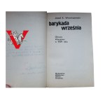 PARTYZANT AK u PONUREGO, autograf Józef K. Wroniszewski, Barykada Września
