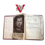 Legitymacja KOP, Korpus Ochrony Pogranicza 1934 -39, Sierżant, Końskie, Kapitan Trojanowski KATYŃ