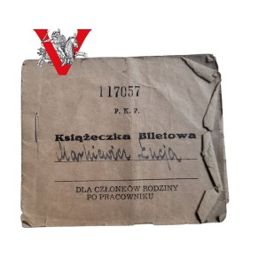 PKP, Książeczka Bietowa dla Rodzin Pracowników, 1963, Warszawa Sopot