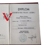 ZHP, Dyplom Harcmistrz Polski Ludowej, Jerzy Chmielewski !!! Papcio Chmiel ?