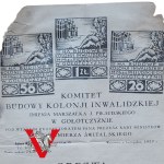 II RP, Cegiełki i Odezwa, Budowa Koloni Inwalidzkiej im. Piłsudskiego, Gołtoczyzna, 1929 r