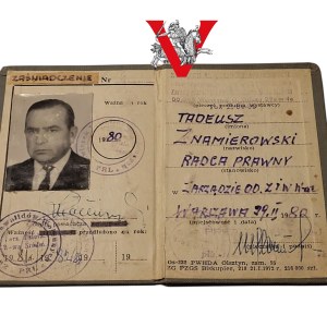 Warsaw Uprising, Union of War Veterans, LEGAL RADCA, Warsaw, Home Army Headquarters - Airborne Division 