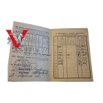 Poznań - Legitymacja uposażenia oficera Wojska Polskiego - kpt. Józef Korusiewicz - 1946 r.