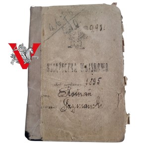 II RP, Książczeka Wojskowa, Łódź, Pieczęc Biuro Wojskowo Policyjne