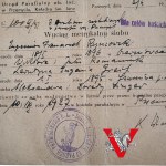 Wyciąg metrykalny ślubu - Przemyśl 1937 r., Katedra św. Jana, oryginał z pieczęcią parafialną