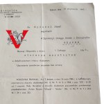 Gdańsk 1947-1948 - Polska Poczta Telegraf i Telefon - 2 dyplomy jednej osoby - awans i egzamin służbowy