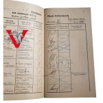 Legitymacja - Indeks studenta Akademii Nauk Politycznych Warszawa 1948 - weteran Wojska Polskiego