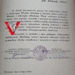 Dyplom płk Walentego Litwy - Akademia Sztabu Generalnego WP 1968, podpis generała Czaplewski i admirała Szczerkowski