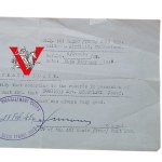 Certyfikat PSZ, Polskie Siły Zbrojne - sierżant Józef Stodulski, 403 Basic Training Unit, 1948