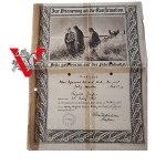 Glogow, Diploma of confirmation - 1926, Evangelical certificate