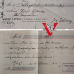 Rybnik, dwa ciekawe czeki, jedno nazwisko, 1913 i 1914 rok