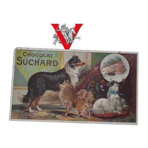 Old Art Nouveau Advertising, Suchard Chocolate Turn of 19th / 20th Century