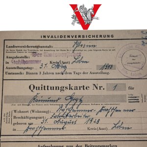 Lubin 1928 Document Legitimation Invalids Association