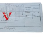 Wilno 1913, Świadectwo z Męskiego Gminazjum , Polak Andrzej Tomaszewicz