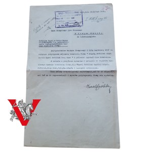 Nowy Sącz, Postanowienie sądu okręowego 1938 rok