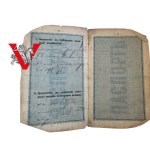 Litwa Zabór, Paszport Carski Kowno , 1909 rok Polak