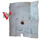 Danzig (Gdańsk) - Marienwerder (Kwidzyn) 1838 - List urzędowy z pieczęcią woskową i znakiem wodnym